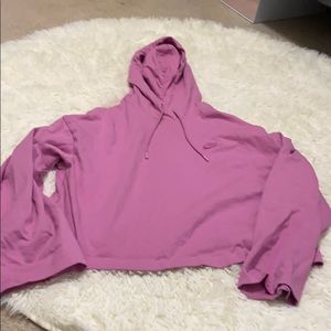 Pink hoodie